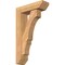 Ekena Millwork Balboa Slat Smooth Bracket w/ Offset Brace, Western Red Cedar, 5 1/2"W x 18"D x 30"H BKT0604X18X30BOA06SWR - alternate 1